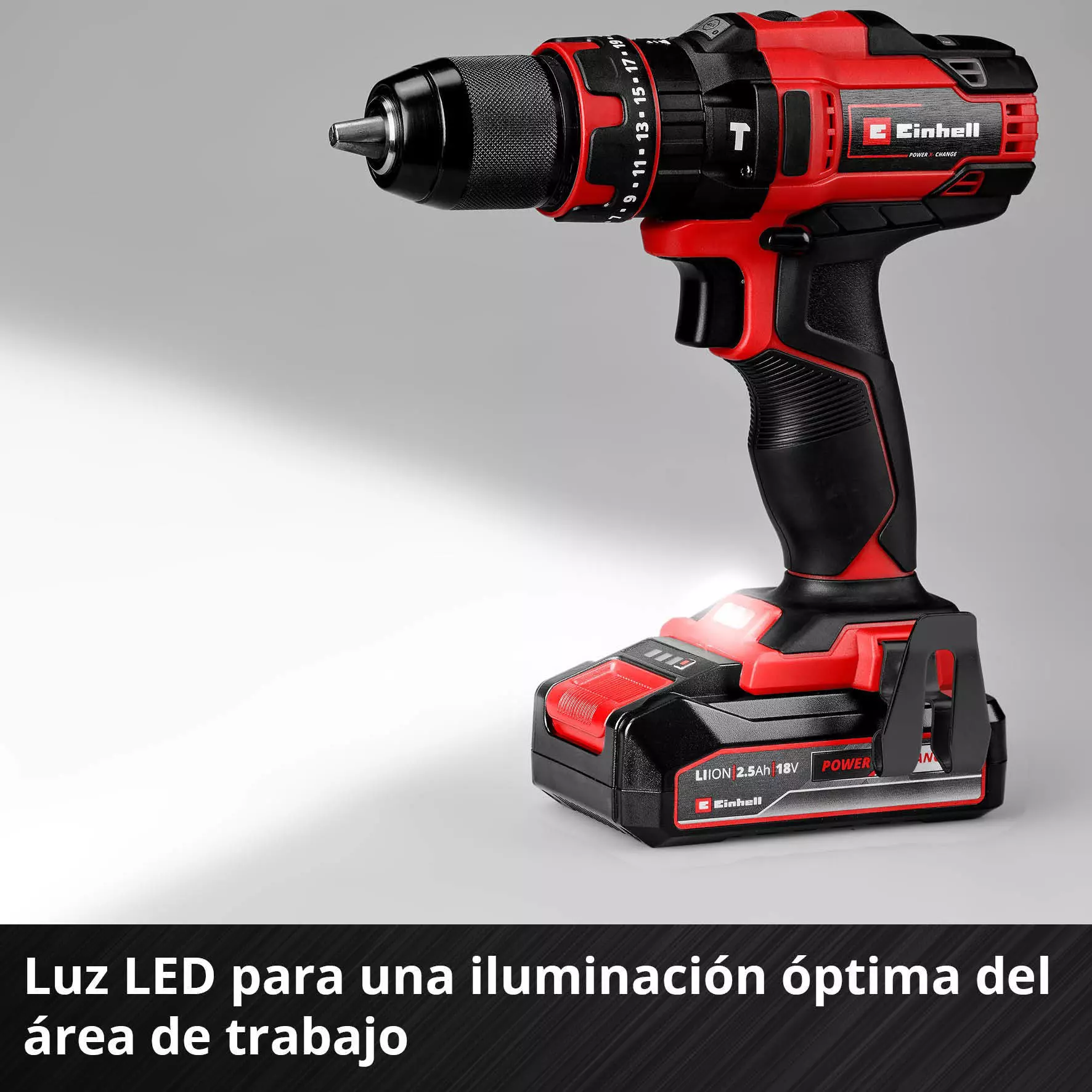 TALADRO DE BATERÍA KIT TE-CD 18/40 (2,5AH) - Imagen 2
