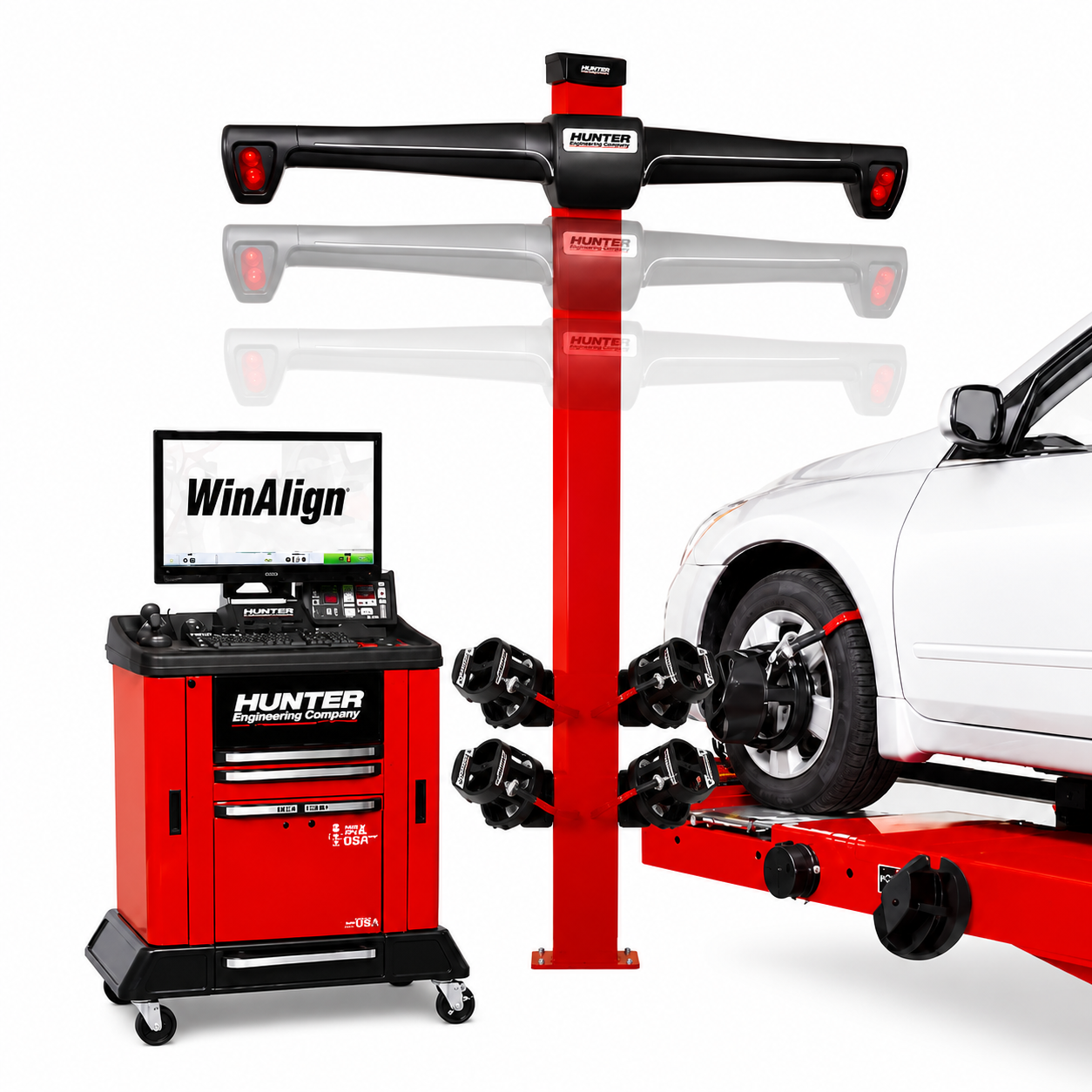 ALINEADORA HAWKEYE ELITE CON MUEBLE ESTÁNDAR Y CÁMARAS MOTORIZADAS - Imagen 3