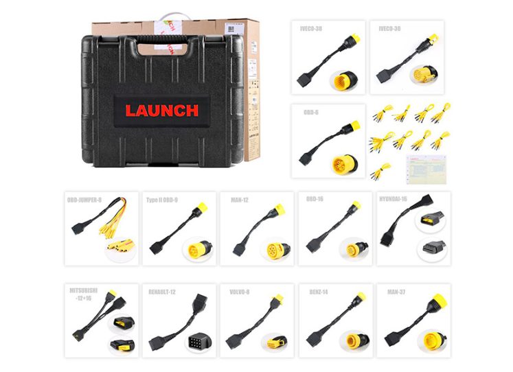 LAUNCH HEAVY DUTY BOX ADAPTER - Imagen 2